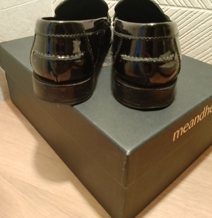 Mokasyny, skóra naturalna, 37