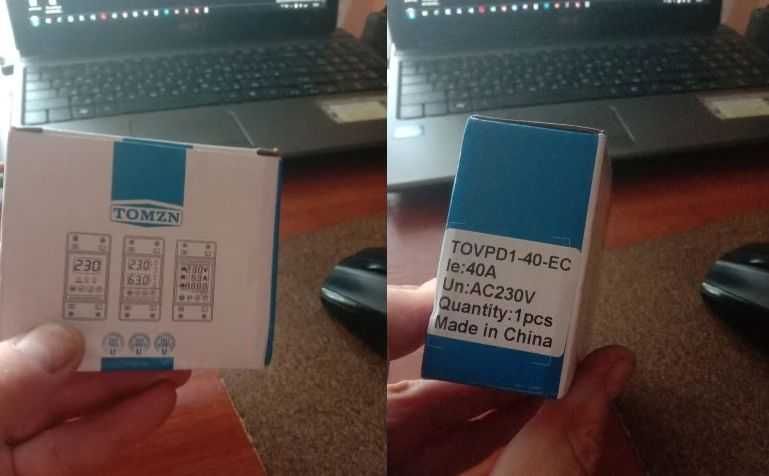 Реле напруги TOMZN 40А Реле напряжения Зубр