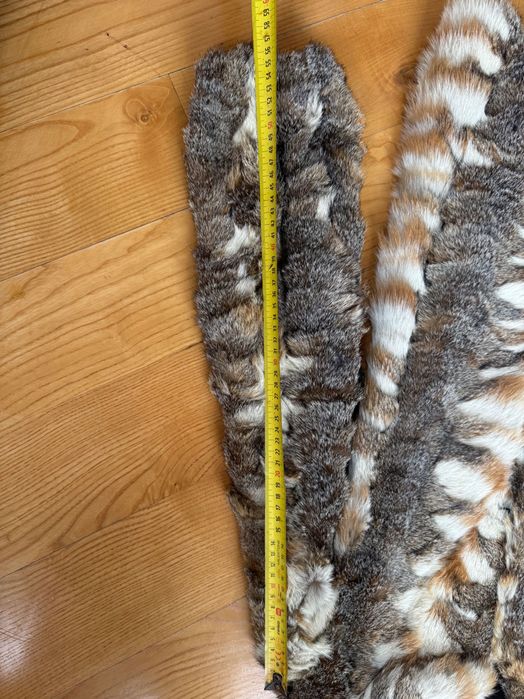 Kurka skórzana, futro lisa