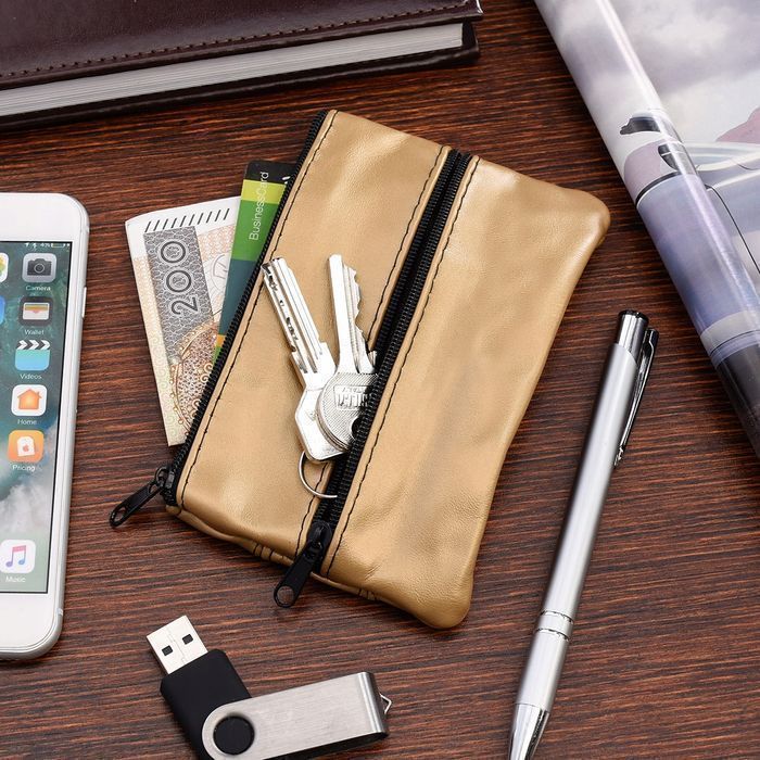 Etui na klucze skórzane duże pojemne praktyczne