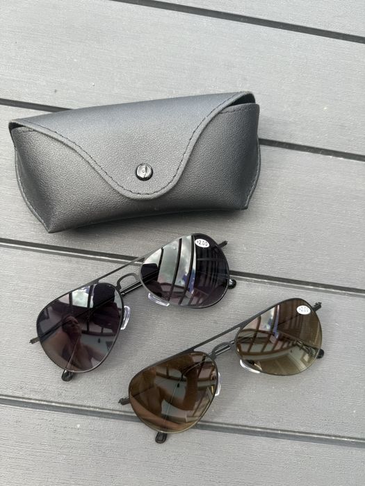 Okulary przeciwsloneczne do czytania unisex +2,00 NOWE