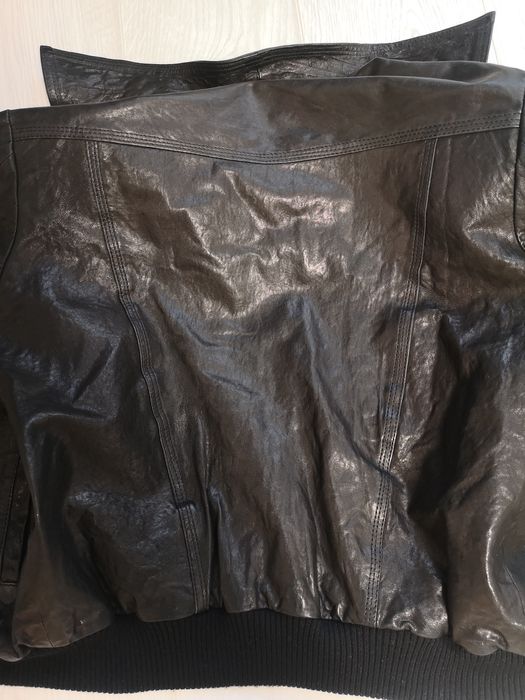 Мужская кожаная куртка HEYU DEVELOPED RAGS New Factern 00756 ITALY