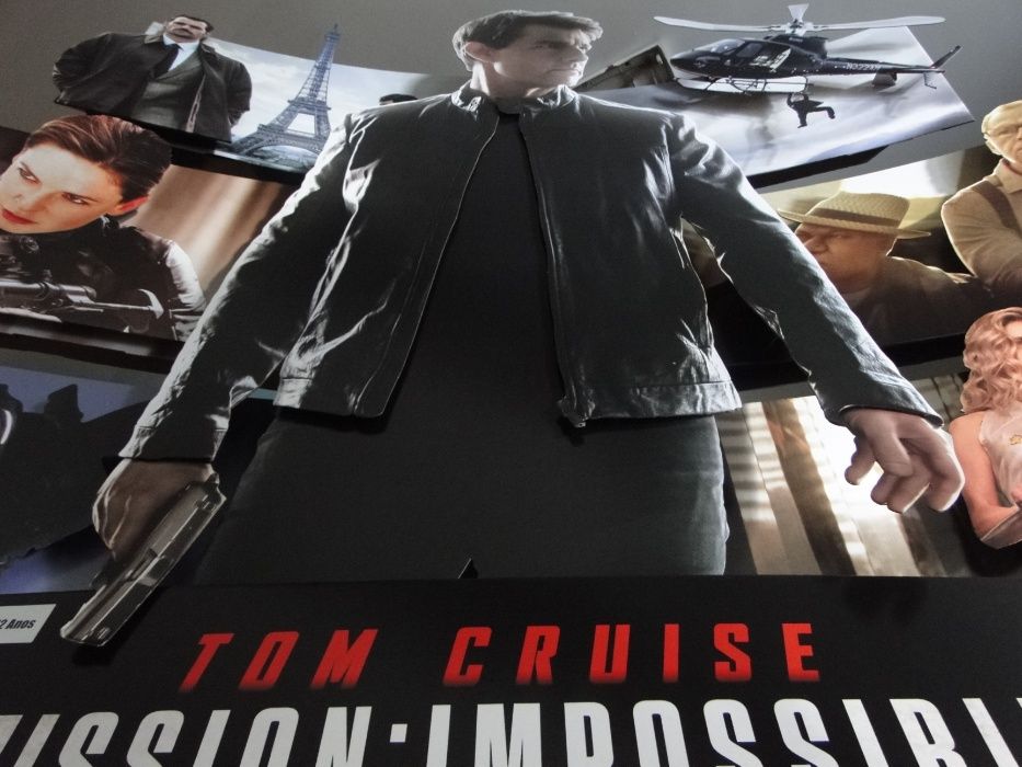 Cartaz 3D gigante - Missão Impossível - Tom Cruise - NOVO