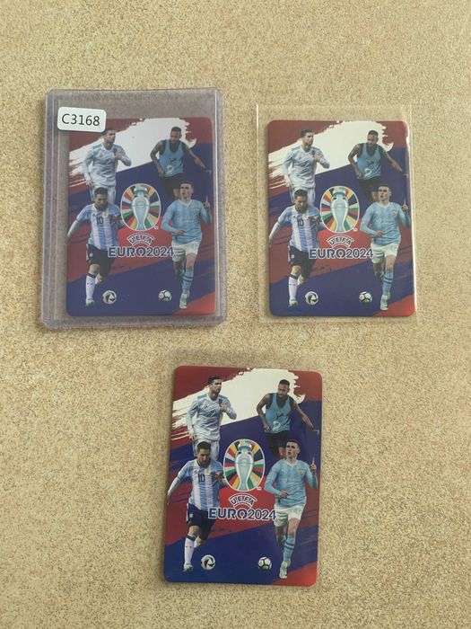 3x Cartas de Pedri - UEFA Euro 2024