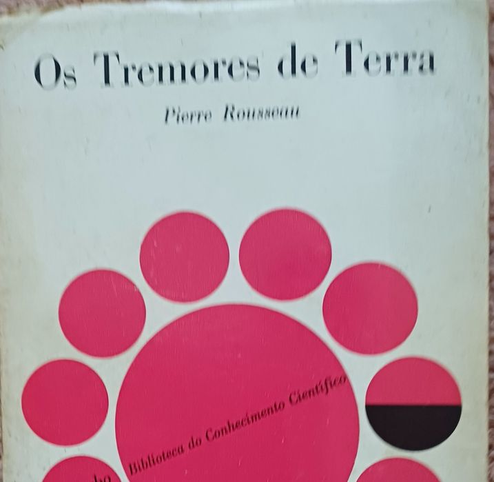 Sismos Tremores de Terra Livro Antigo