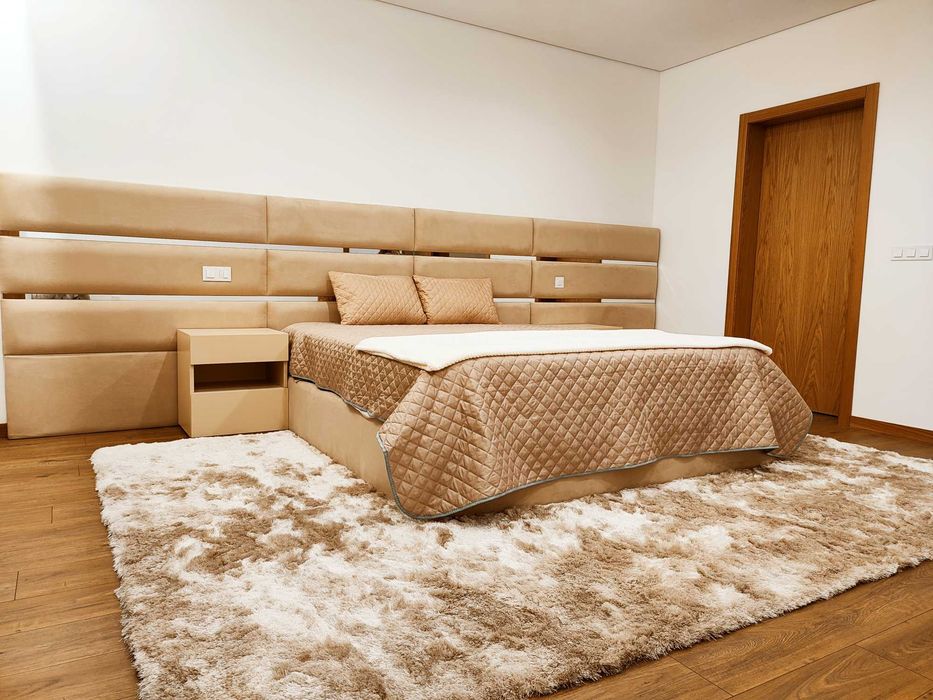 Cama de Casal Estofada - Fabricamos todas medidas, materiais e cores