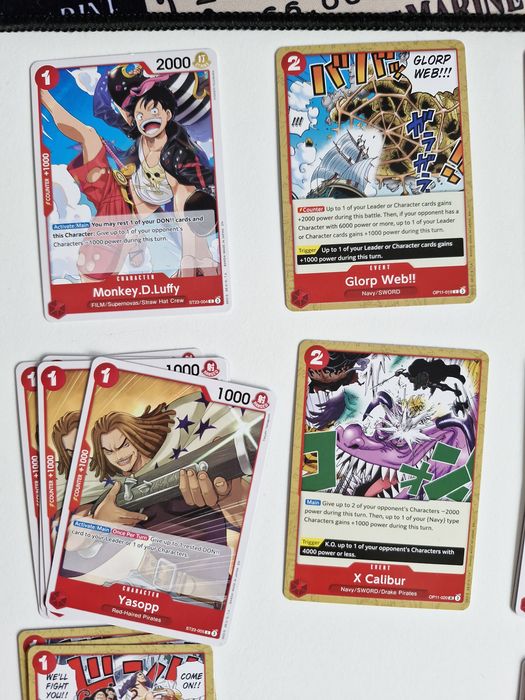 TCG one piece cartas starter deck shanks