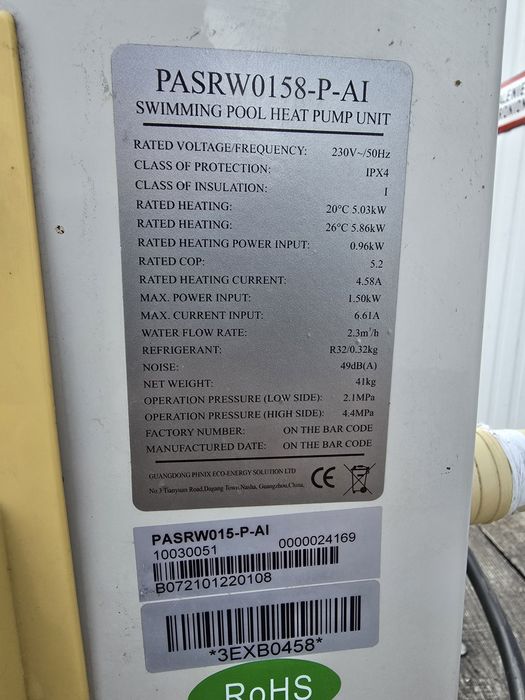 Pompa ciepła do basenu