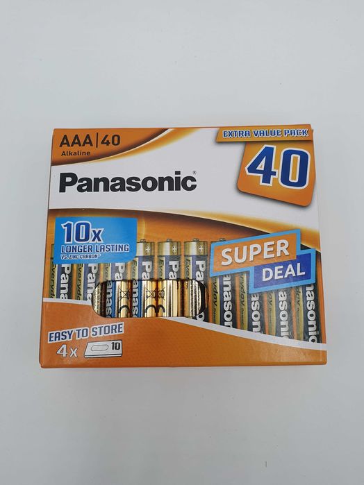 Bateria alkaliczna Panasonic AAA (R3) 40 szt.