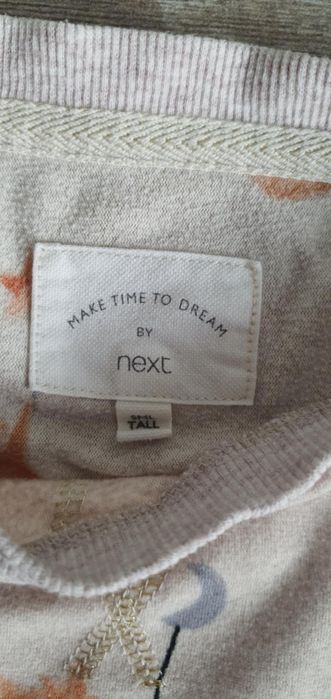 Piżama marki Next (bluza + spodnie).