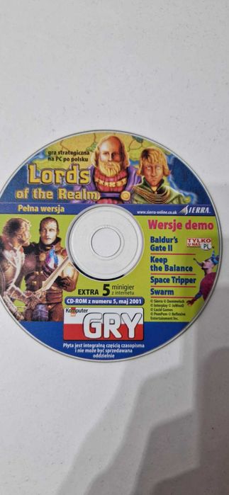 Komputer świat 5/2001 Lords od the Realm gra PC