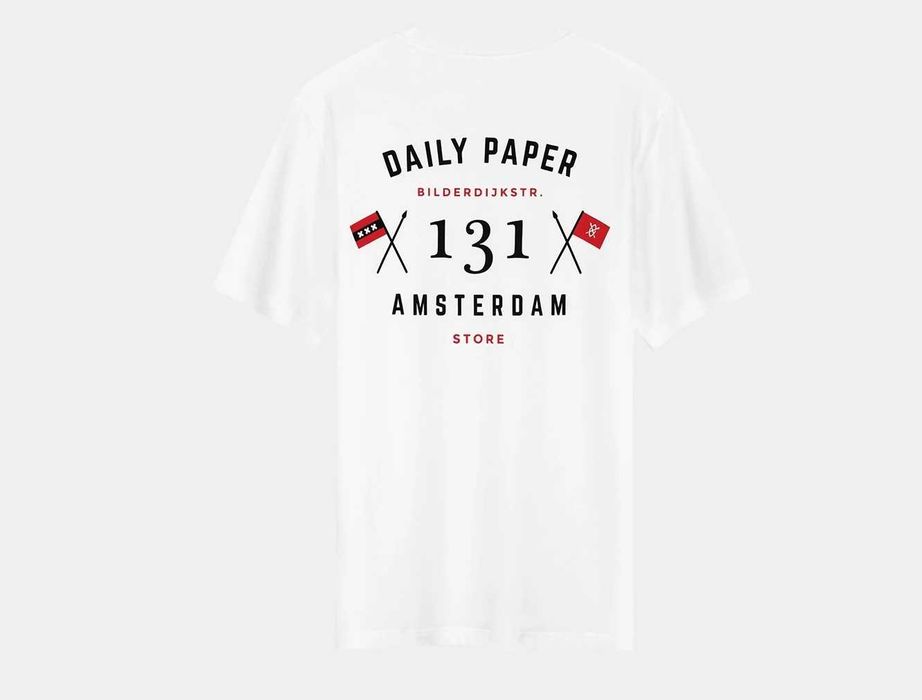 T-shirts Daily Paper White Amesterdam/White New York