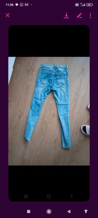 Spodnie jeansowe damskie