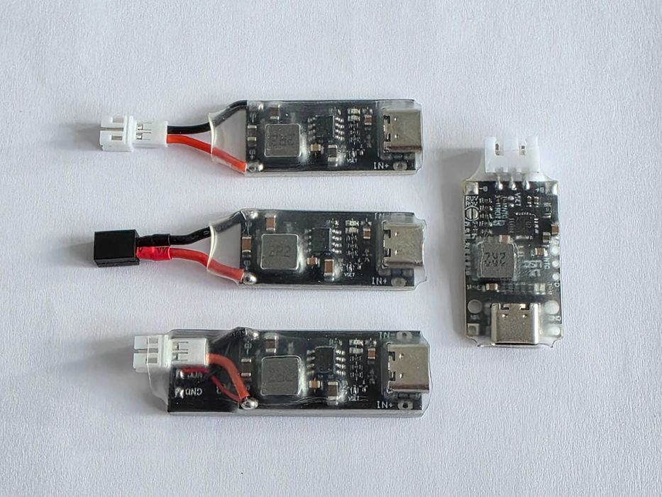 Плата зарядки + тестер 1s/2s, 4.2v/4.35v 0.5A USB-C, BT2.0, PH2.0