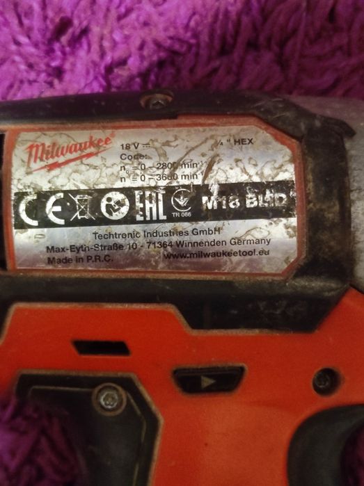 Продам impact milwaukee 18 в