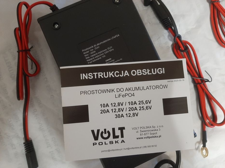 Зарядний пристрій ЗУ для АКБ lifepo4 24v 10 amp Volt Polska