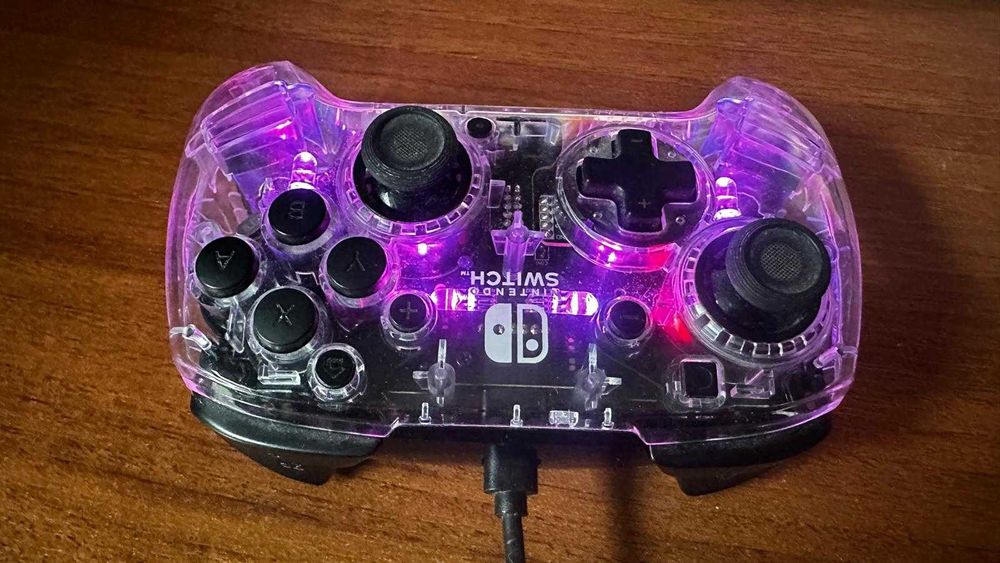 Nintendo Switch Kontroler PDP Afterglow Deluxe - przewodowy