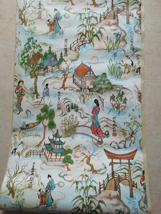 Papel-Autocolante, com motivo Oriental