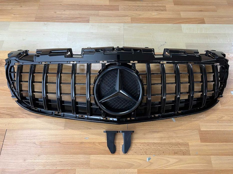 решетка радиатора мерседес 172 слц Mercedes slc r172 2016+ amg gt