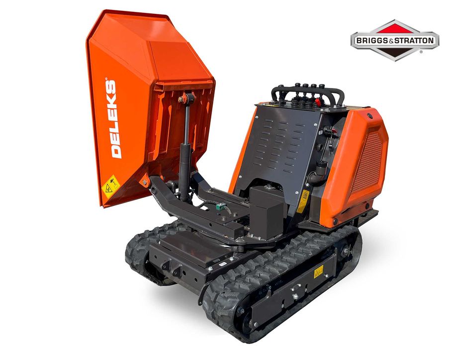 Minidumper de lagartas M8000R-BS 800 kg Descarga lat.–13.5cv – E-start