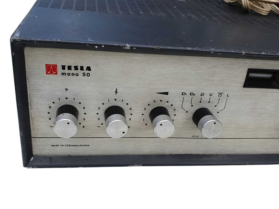 Stary unikat Czechosłowacki wzmacniacz lampowy TESLA Mono 50 AZK405