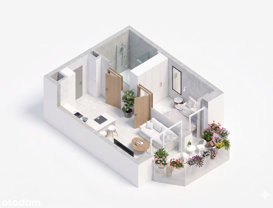2pokojowe 35 m² | balkon 5 m² | 3 piętro | ZAKOŃCZENIE BUDOWY 2027 r. - Widok 2