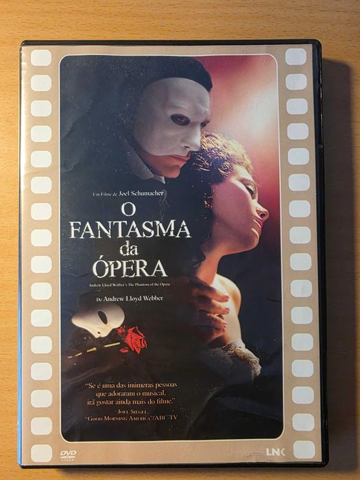 Filme em DVD "O Fantasma da Ópera"