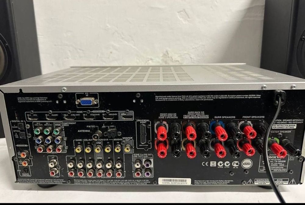 7.2 Amplituner Onkyo TX-SR608 (7 × 160 Вт / HDMI / Bi-Amping