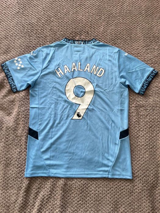 Nowa niebieska koszulka Man City Haaland M