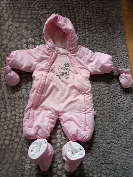 Kombinezon zimowy dziewczęcy 62 cm