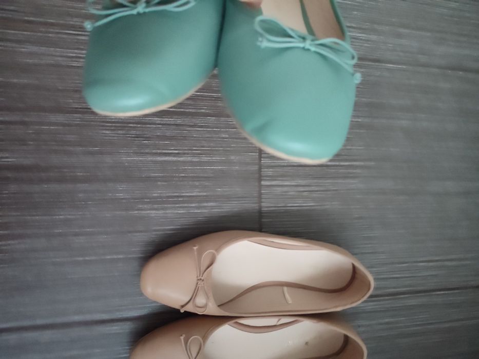 Baleriny dwie pary rozmiar 40