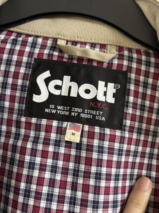 Чоловічий Бомбер, харінгтон SCHOTT , чоловіча весняна куртка