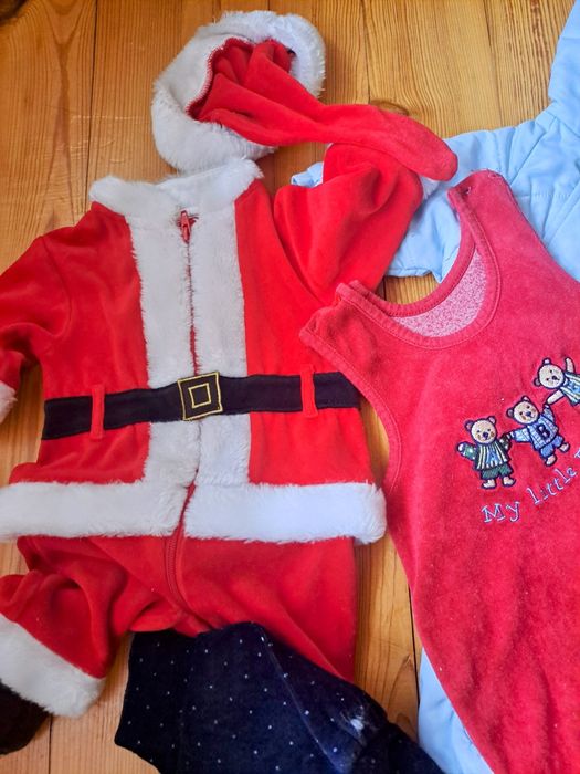 Paka ubrań 16 sztuk dla niemowlaka rozmiar 68 cm