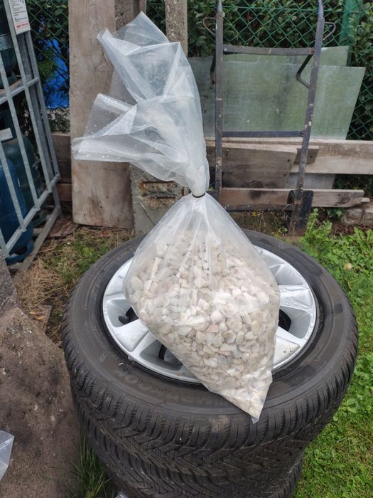 Grys kamień biała Marianna dalmatyńczyk 20kg  dekoracyjny żwir