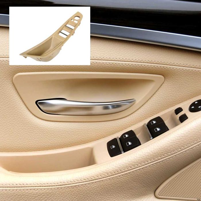 Kit 4 peças Puxadores Molduras porta Bmw Serie 5 F10 F11 Novo