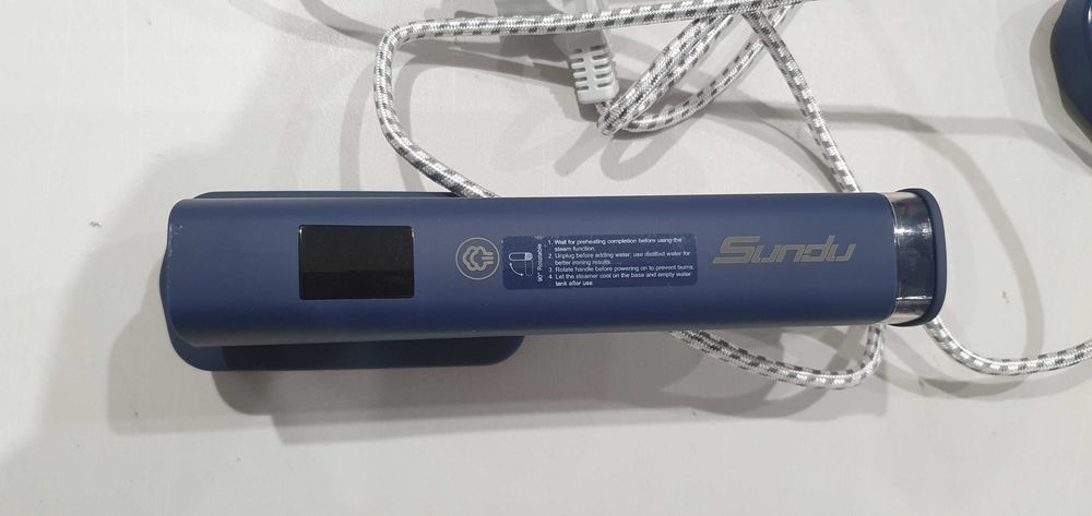 Parownica do Ubrań Sundu Żelazko Turystyczne 2w1 LED 1200W