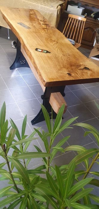 Stolik dębowy  ławka  stół ogrodowy