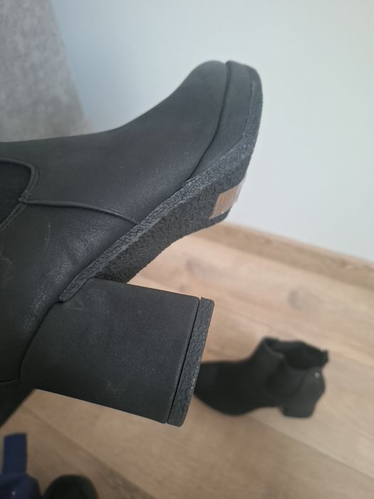 Buty zimowe botki ocieplane