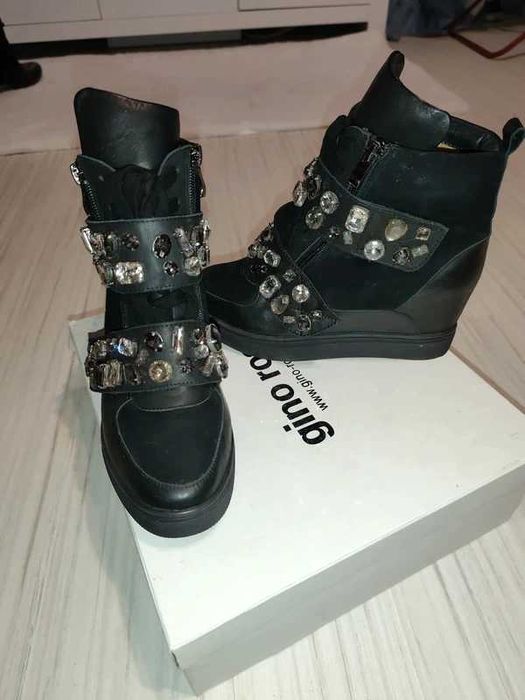 skórzane Sneakersy Gino Rossi - Pepper  rozm. 39