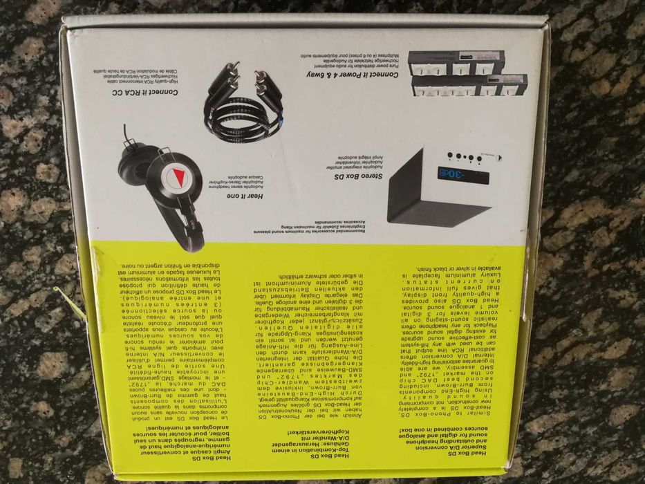 Pro-Ject Head Box DS цап + усилитель для наушников, Burr Brown 1792.
