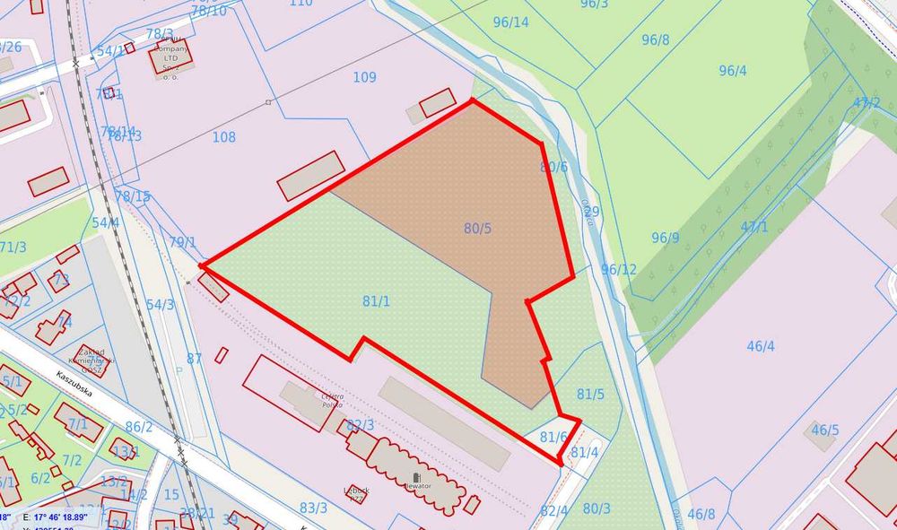 Na sprzedaż atrakcyjne działki inwestycyjne położone w Lęborku – działki nr 80/5, 81/6 oraz 81/1