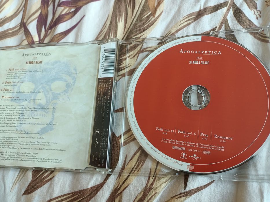Apocalyptica Feat Sandra Nasic - Path Vol. 1 & 2 (CD, Single)(vg+)