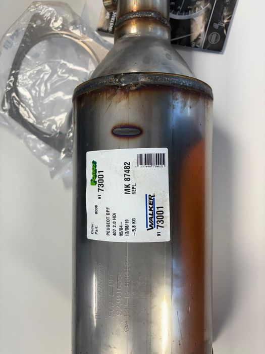 Walker 73001 Filtro de particulas citroen c4 407c5