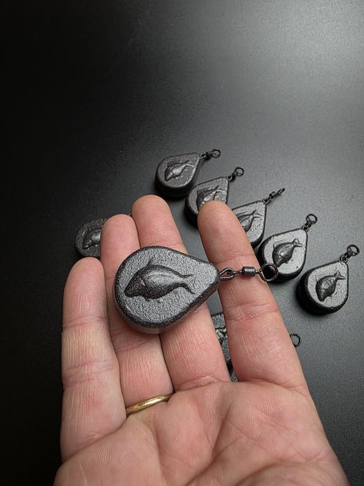 10 x ZFISH Ciężarek Flat Pear 120g gruszka karpiowy