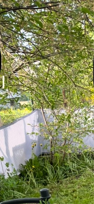 Poliestrowa osłona na plot 75cmx600cm - stan dst