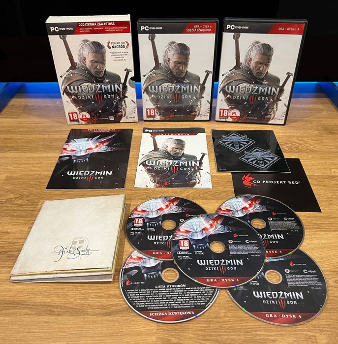 Wiedźmin 3 (PC PL 2015) slipcase box polskie premierowe wydanie