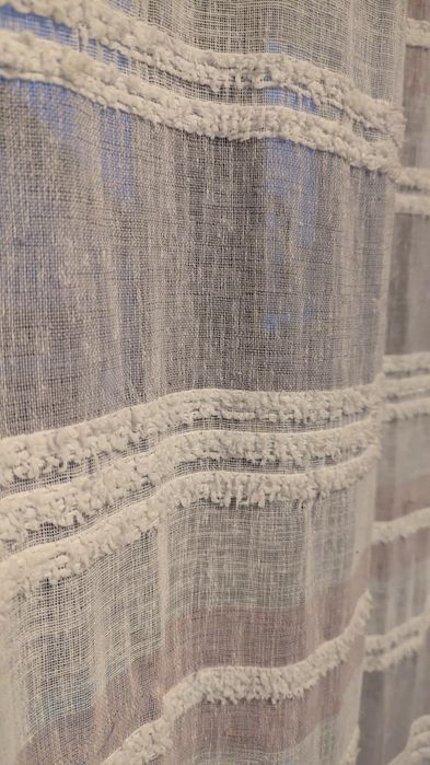 Zasłona firanka Boho etno folk, przytulne wnętrze 138x243cm