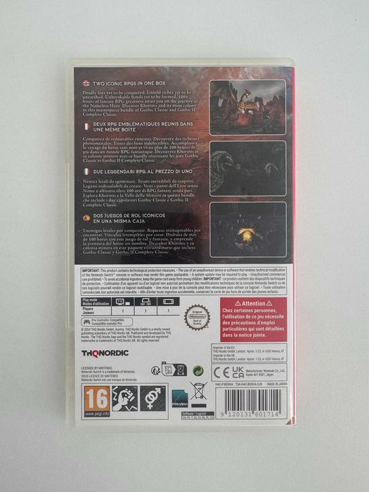 Gothic Classic Khorinis Saga para Nintendo Switch.