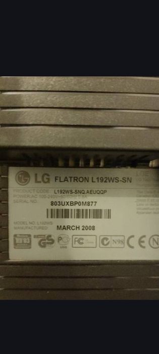 Monitor LG Flatron L192WS