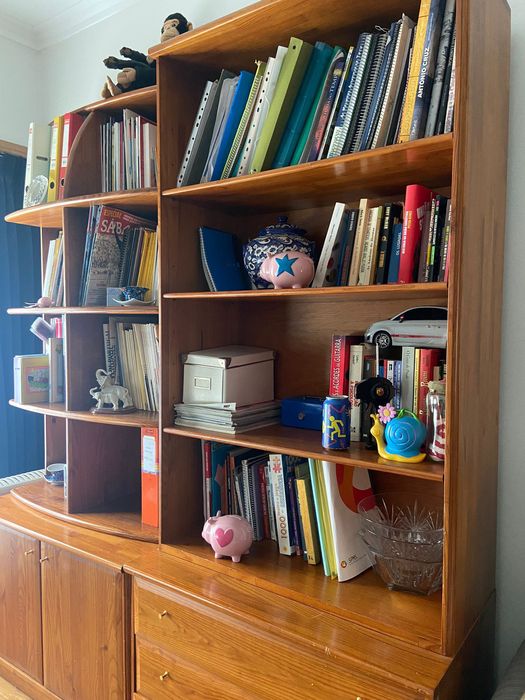 Conjunto de sala em pinho maciço